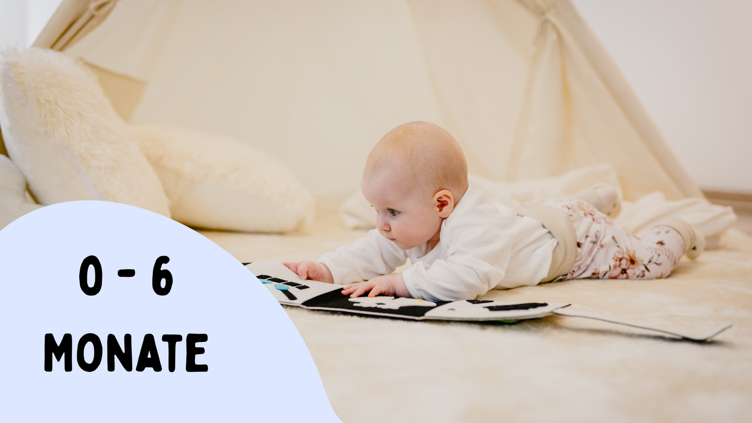 Baby Entwicklung 0–6 Monate: Sinne spielerisch fördern