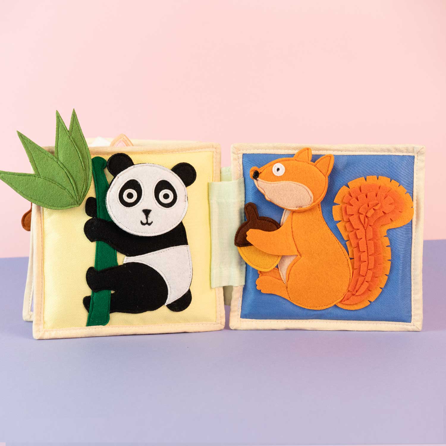 Les amis des animaux - 6 pages Mini Quiet Book