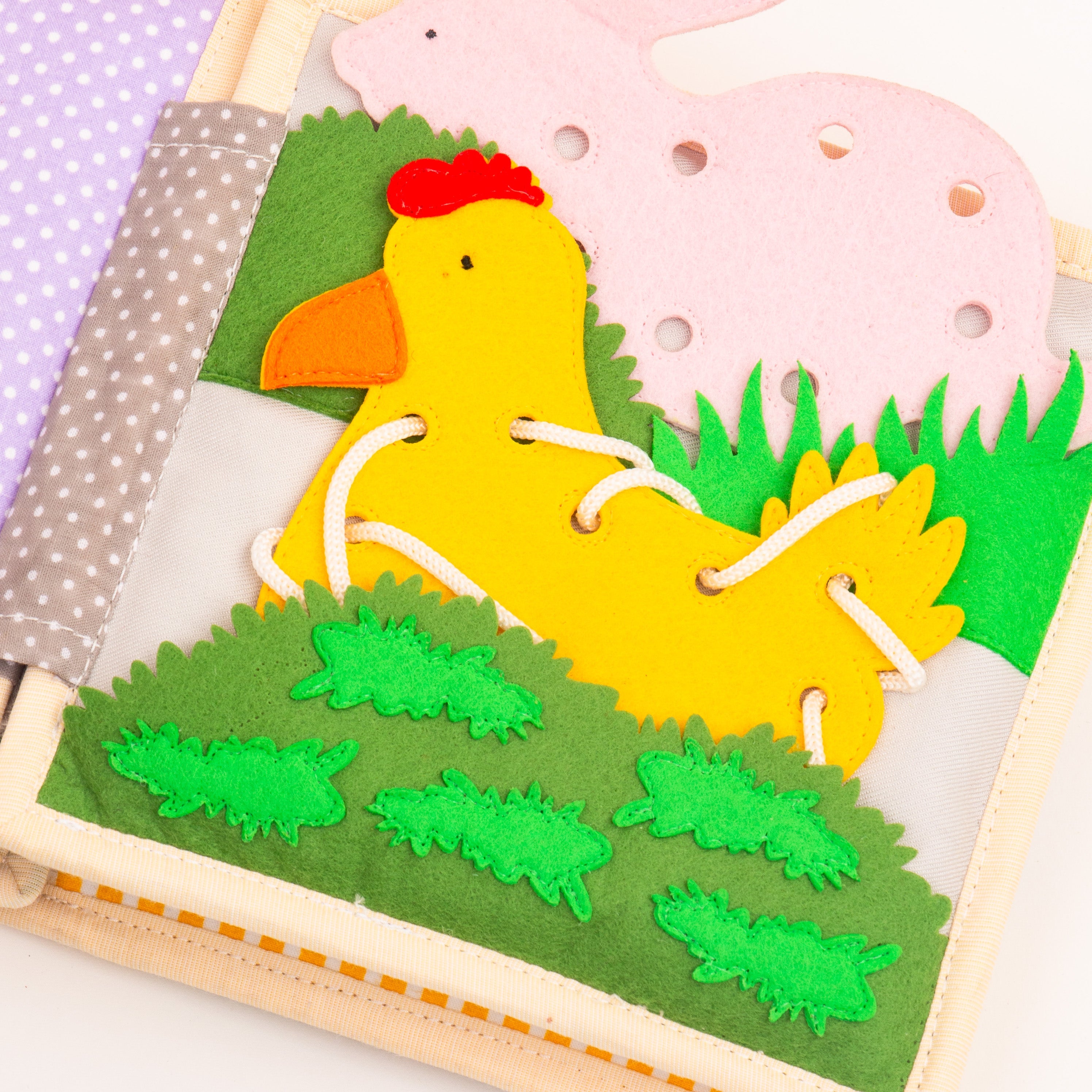 Funny Bunny - 6 pages Mini Quiet Book