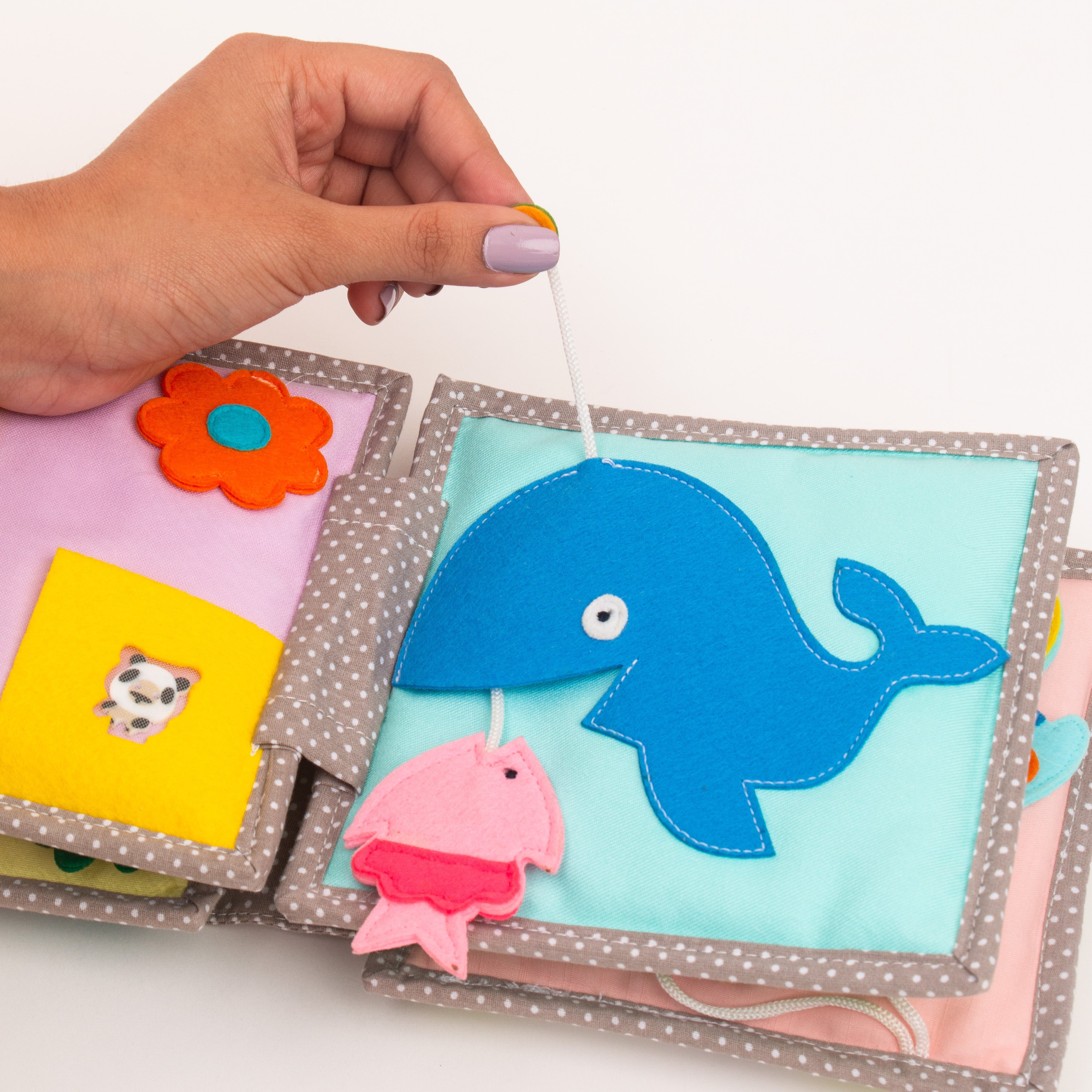 Lion endormi - 6 pages Mini Quiet Book