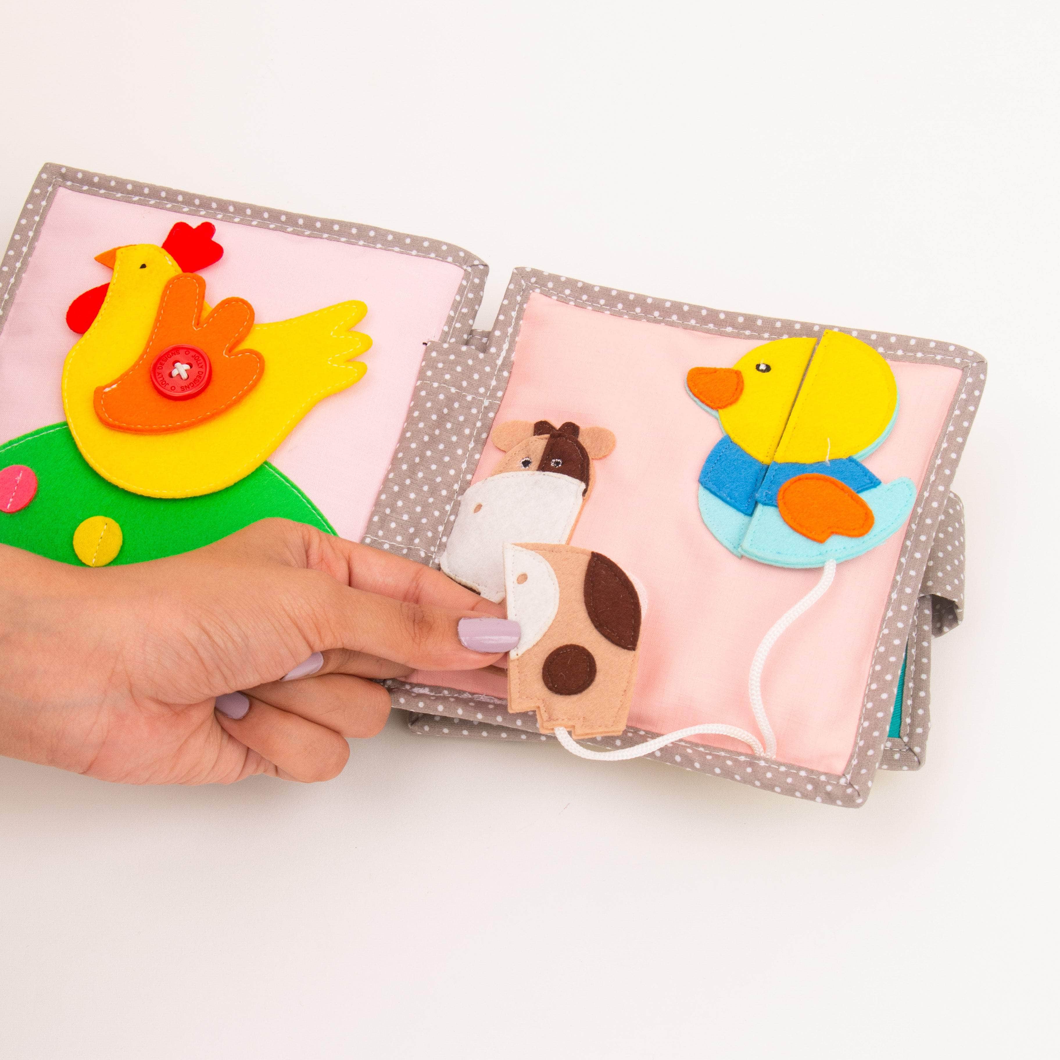 Lion endormi - 6 pages Mini Quiet Book
