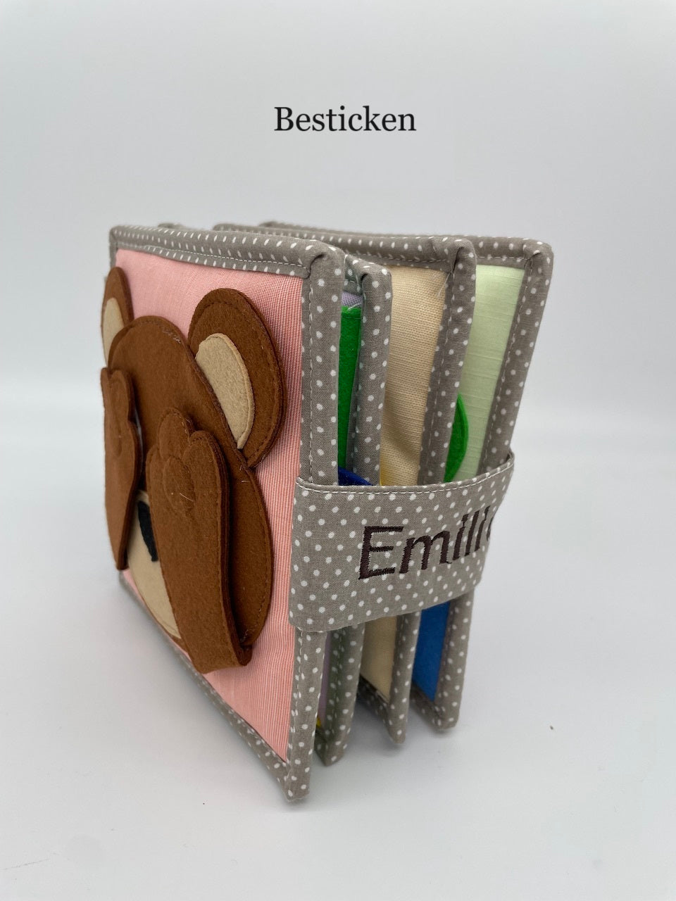 Cache-cache - 6 pages Mini Quiet Book