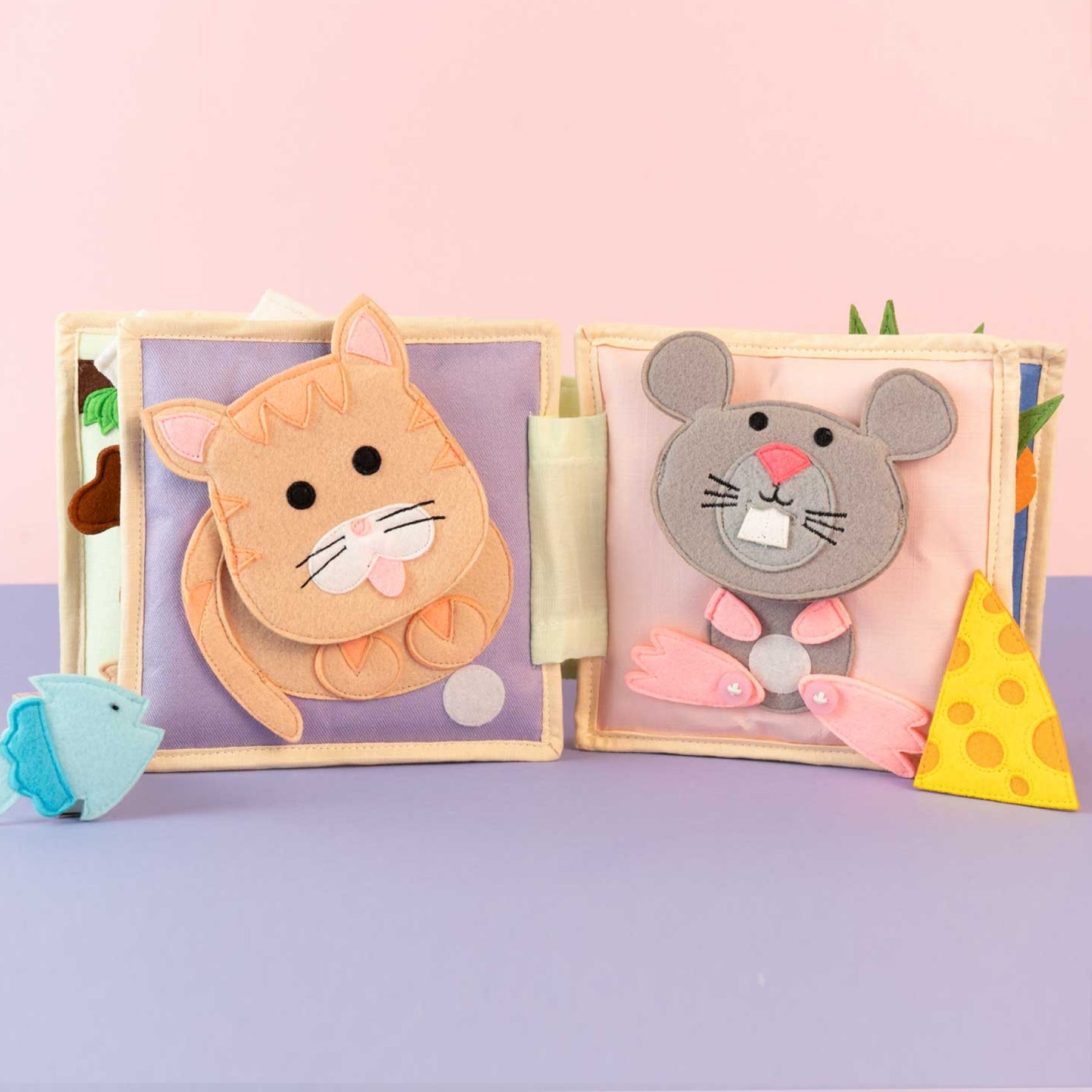 Les amis des animaux - 6 pages Mini Quiet Book