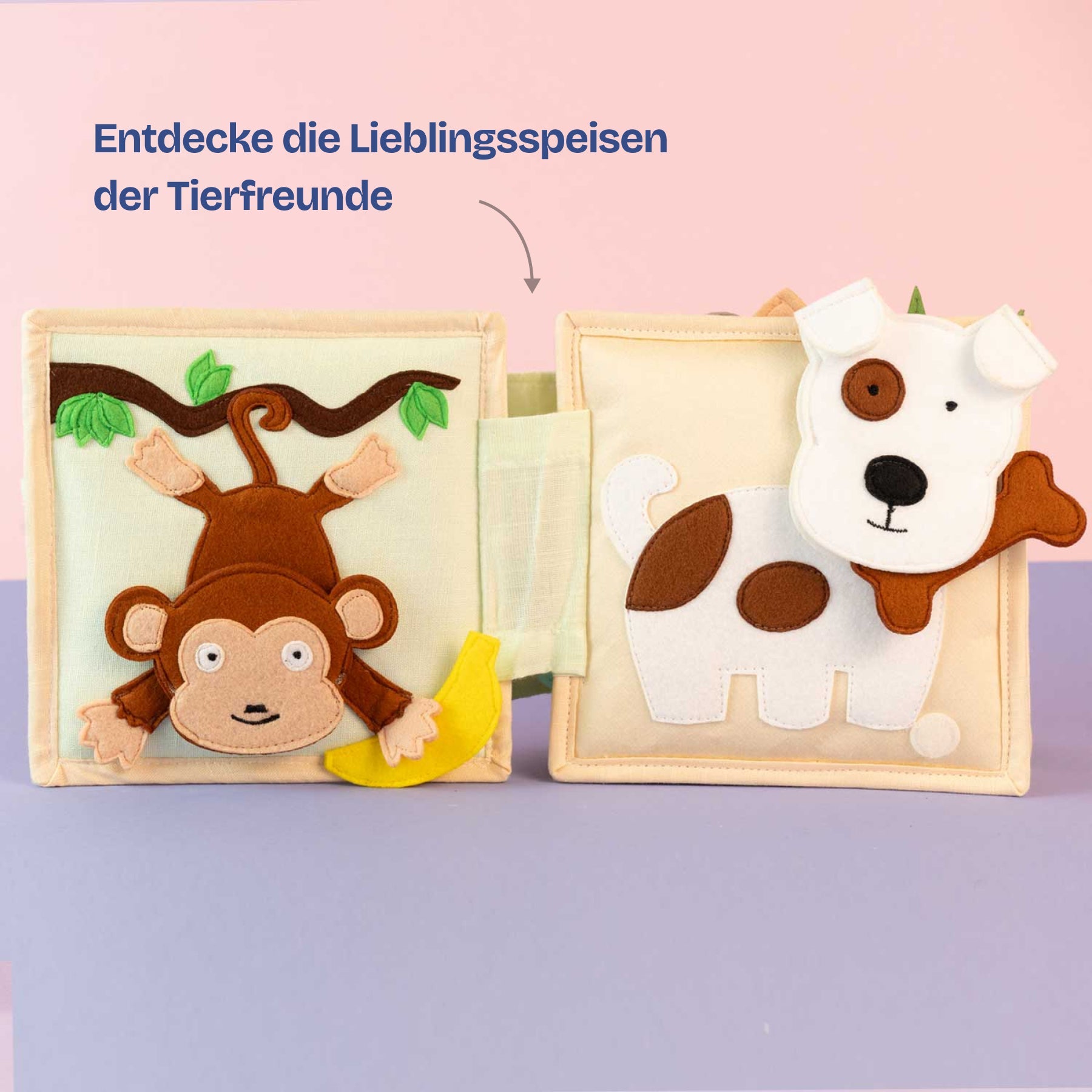 Les amis des animaux - 6 pages Mini Quiet Book