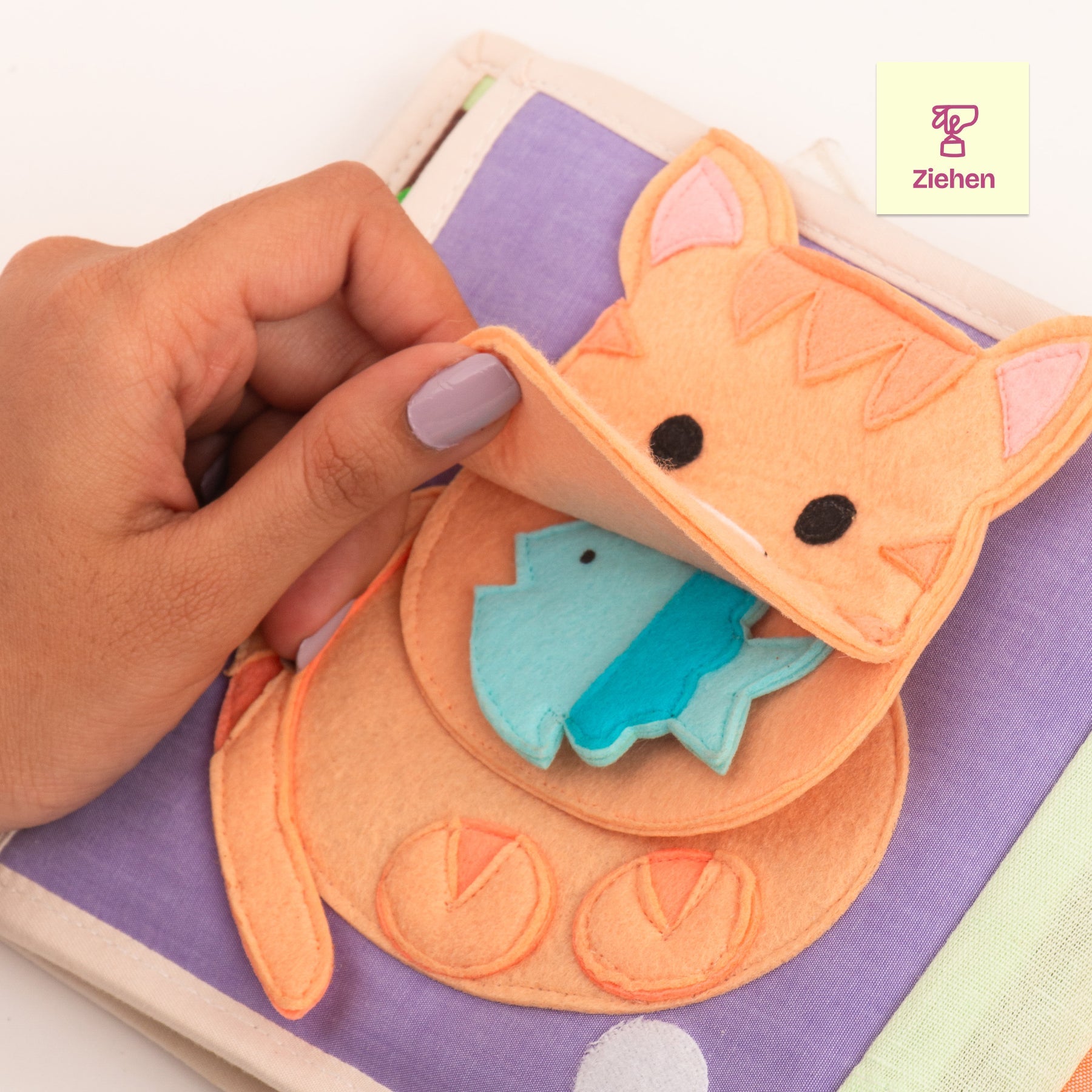 Les amis des animaux - 6 pages Mini Quiet Book
