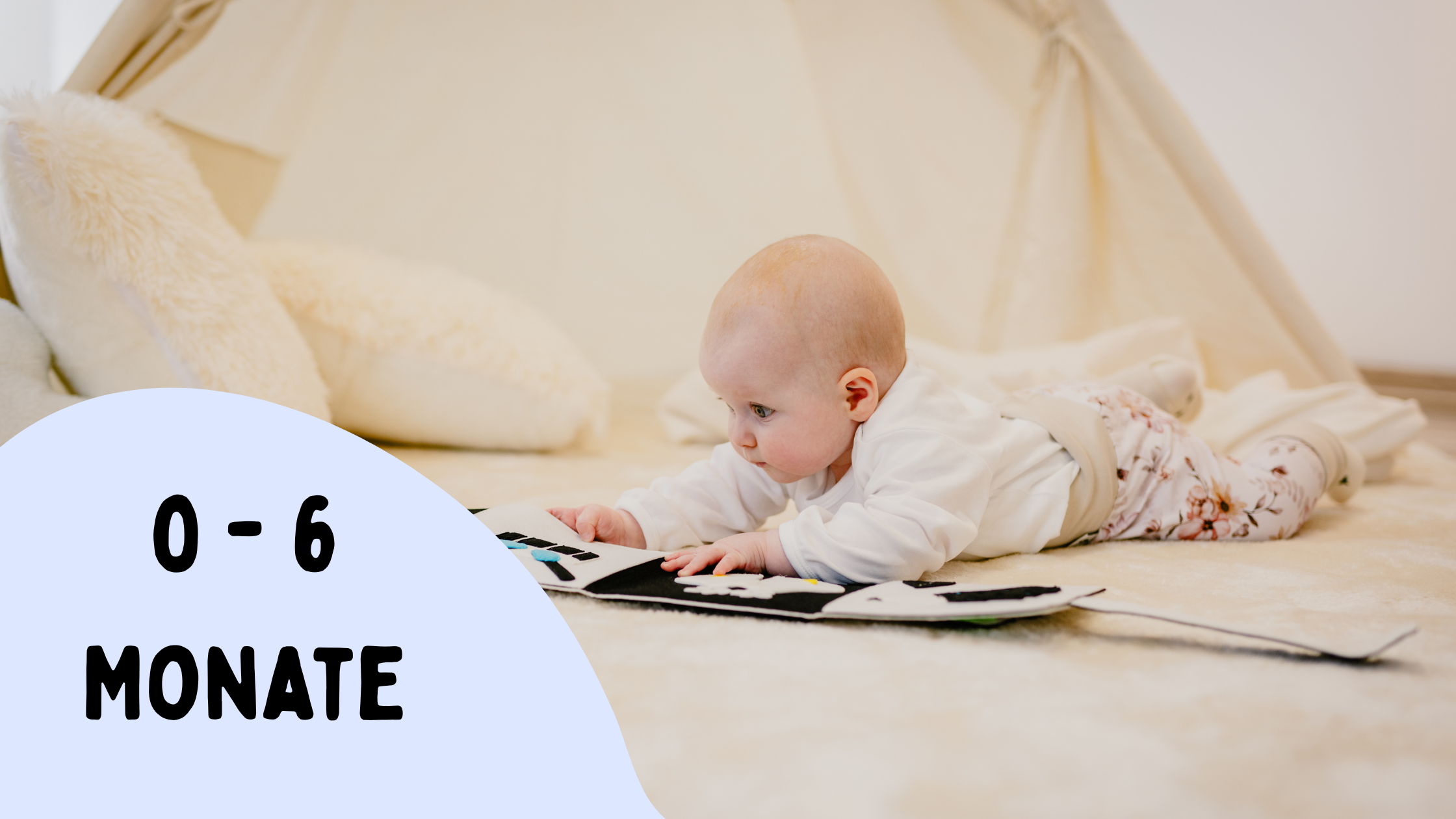 Baby Entwicklung 0–6 Monate: Sinne spielerisch fördern