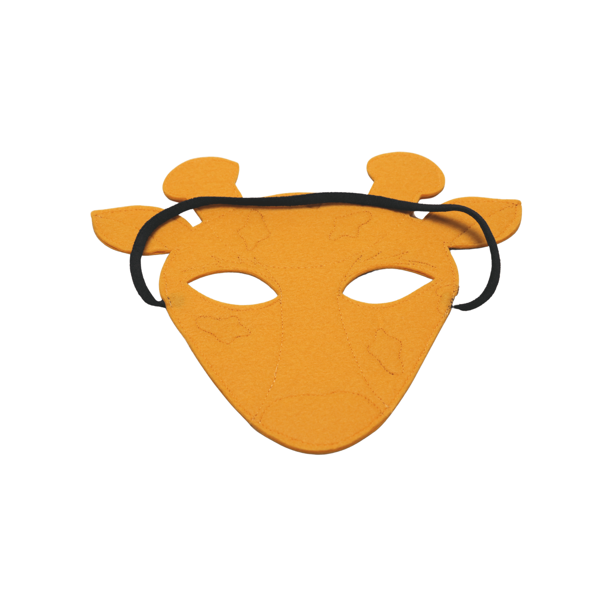 Masque en feutre girafe