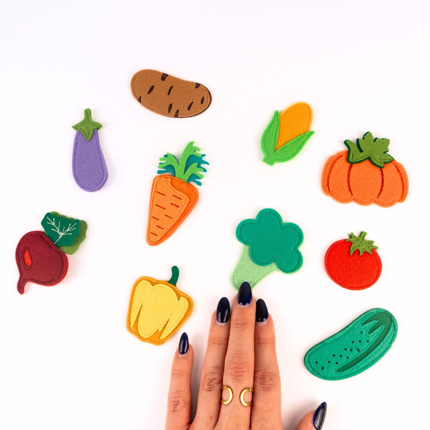 Buntes Gartengemüse