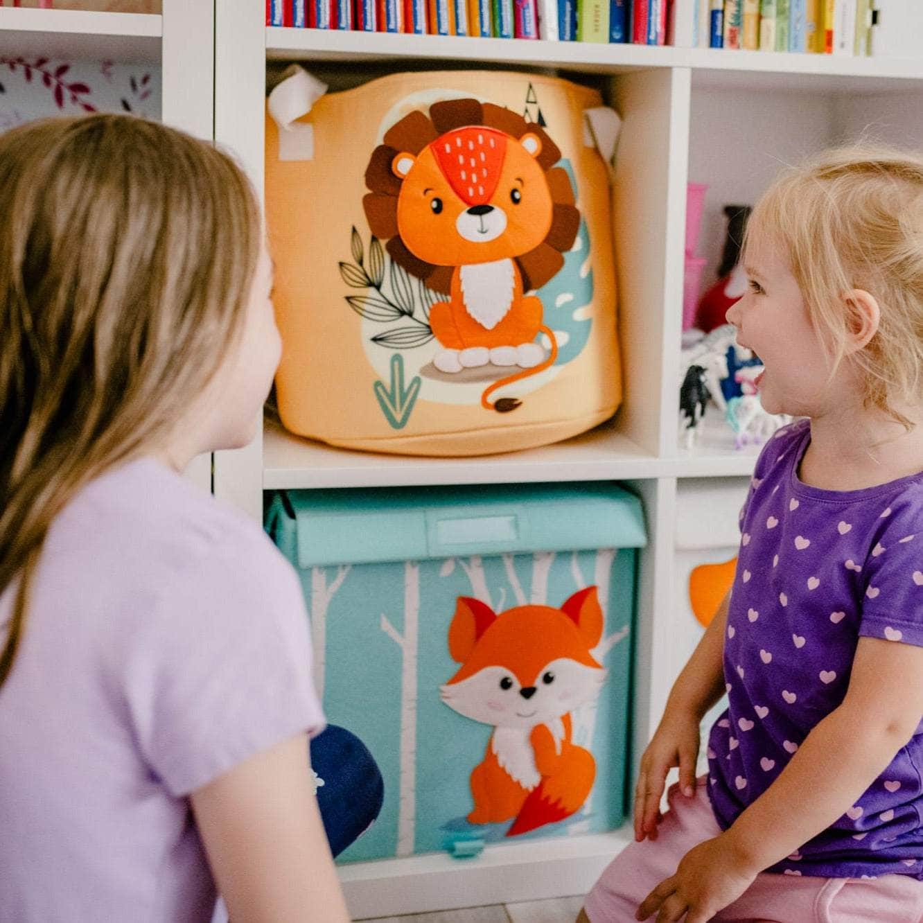Boîte de rangement - Lion (ronde)