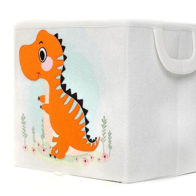 Boîte de rangement - Mignon Dino (carrée)
