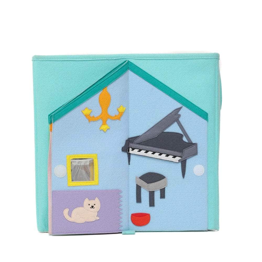 Boîte de rangement - Maison de poupées (carrée)