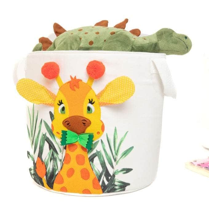 Boîte de rangement - Girafe (ronde)