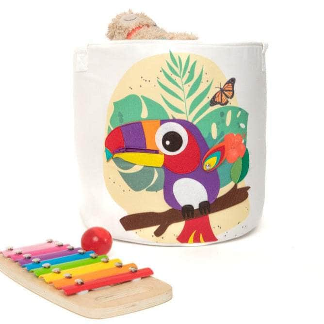 Boîte de rangement - Toucan (ronde)